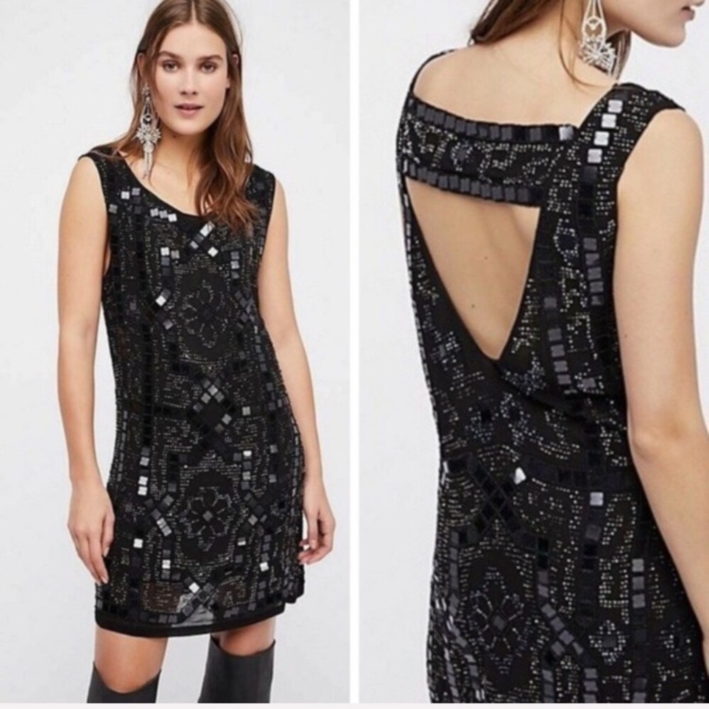 Free People • Speak Easy Sequin Mini Dress